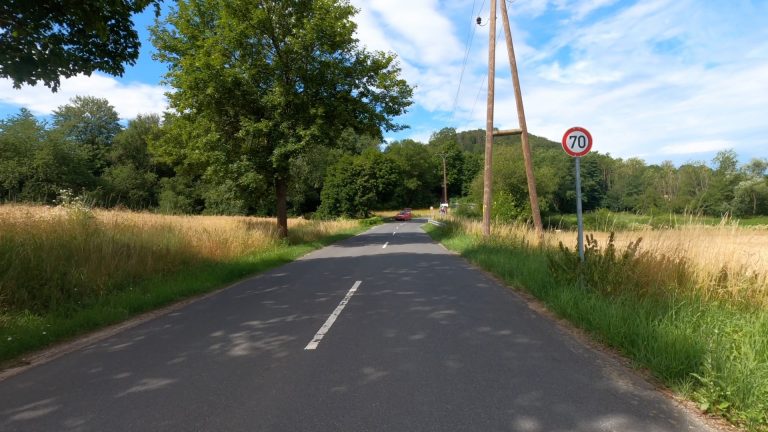 Ein kurzes Stück Straße
